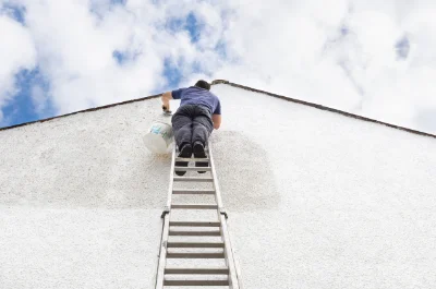 Peinture extérieure à Saugues — façades et ravalement